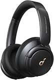 soundcore by Anker Q30 Bluetooth Kopfhörer, Hybrid Active Geräuschisolierung, Individuelle Modi, Hi-Res Sound, EQ in App, 40h Akku, bequemer Halt, Verbindung von 2 Geräten (Schwarz)