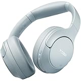 TOZO HT2 Over Ear Kopfhörer Bluetooth, Hybrid Active Noise Cancelling Kopfhörer,Kopfhörer Kabellos Bluetooth mit App Steuerung, Hi-Res Audio,60 Std Spielzeit,Tiefer Bass, Komfortable Ohrmuscheln,Blau