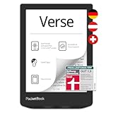 Pocketbook Verse eReader Grau 6 Zoll 8 GB Speicher E-Books Gratis Wörterbücher