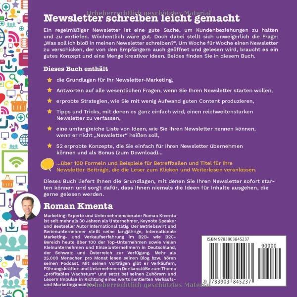 52 E-Mail-Marketing Konzepte für kreative Newsletter: So schreiben wir ansprechende Texte!