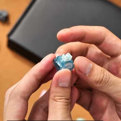 Mein erstes Tipp-Erlebnis mit den Akko Creamy Cyan Switches 6