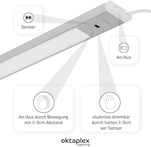 Meine Erfahrung mit der dimmbaren Oktaplex Riva Unterbauleuchte