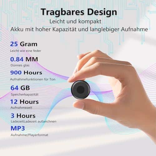 Klein, aber oho: Mein Test des 64 GB Diktiergeräts