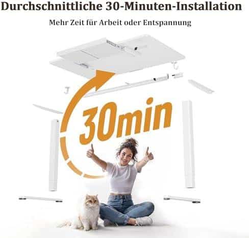 Mein Test des Claiks Höhenverstellbaren Schreibtisches: Flexibel und Stilvoll