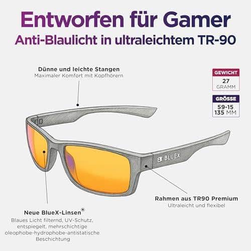 Meine Erfahrungen mit der BlueX Gaming Brille: Klarer Blick!