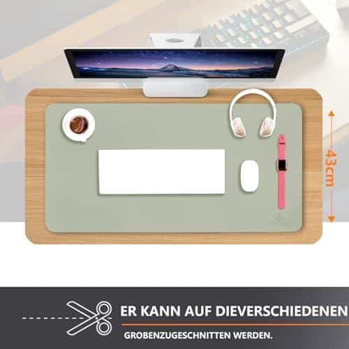 Mein neuer Schreibbegleiter: Schreibtischunterlage aus Leder
