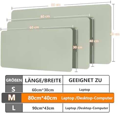 Mein neuer Schreibbegleiter: Schreibtischunterlage aus Leder